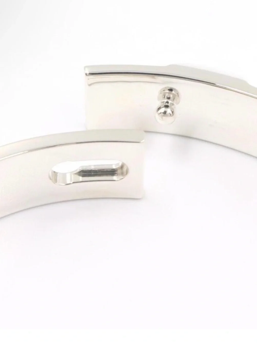 Hermes Rivale Silver  Bracelet